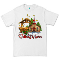 White the church  chrıst is born Premium Tee - AdoDesignShop