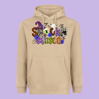 Spooky Season Heavyweight Hoodie Designed By Cowgirlartshop