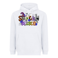 White spooky season Heavyweight Hoodie - CowGirlArtShop