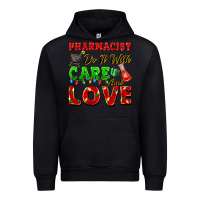 Black pharmacist do it with care and love christmas Urban Hoodie - FaDigitalArtStudio