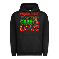 Pigment Black pharmacist do it with care and love christmas Urban Hoodie - FaDigitalArtStudio