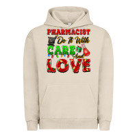Pigment French Oak pharmacist do it with care and love christmas Urban Hoodie - FaDigitalArtStudio