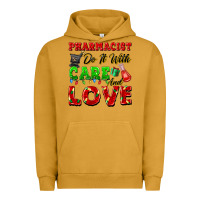 Pigment Peanut Butter pharmacist do it with care and love christmas Urban Hoodie - FaDigitalArtStudio
