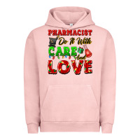 Pigment Salmon pharmacist do it with care and love christmas Urban Hoodie - FaDigitalArtStudio