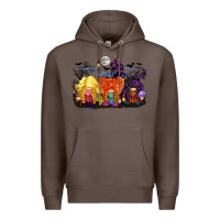 Coffee hocus pocus gnomes Premium Hoodie - CowGirlArtShop