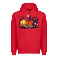 Red hocus pocus gnomes Premium Hoodie - CowGirlArtShop