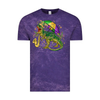 Cloud Purple mardi gras tree rex Vintage Tee - MaliasSmallBusiness