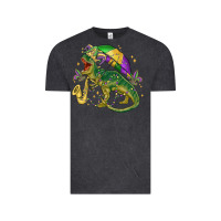 Vintage Black mardi gras tree rex Vintage Tee - MaliasSmallBusiness
