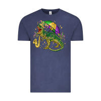 Vintage Denim mardi gras tree rex Vintage Tee - MaliasSmallBusiness