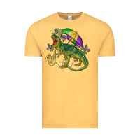 Vintage Mustard mardi gras tree rex Vintage Tee - MaliasSmallBusiness