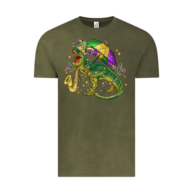 Mardi Gras Tree Rex Vintage Tee by MaliasSmallBusiness | Teevron
