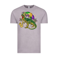Vintage Zinc mardi gras tree rex Vintage Tee - MaliasSmallBusiness