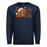 Navy merry christmas yall Premium Sweatshirt - CowGirlArtShop