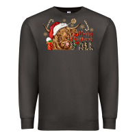 Smoke merry christmas yall Premium Sweatshirt - CowGirlArtShop