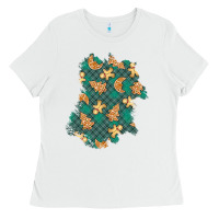 White christmas gingerbread cookies patch Ladies Tee - BundleAndBundleShop