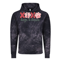 Cloud Black xoxo hugs and kisses Vintage Hoodie - MaliasSmallBusiness