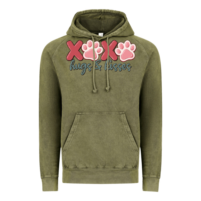 Xoxo Hugs And Kisses Vintage Hoodie by MaliasSmallBusiness | Teevron
