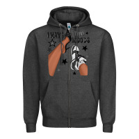 Charcoal Heather I Have Two Moods Black Sneakers Afro Girl Zipper Hoodie - texasbilliewilder