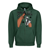 Sports Green I Have Two Moods Black Sneakers Afro Girl Zipper Hoodie - texasbilliewilder