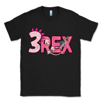 Black pink three rex Classic Tee - MaliasSmallBusiness