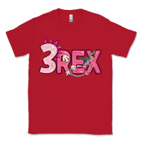 Red pink three rex Classic Tee - MaliasSmallBusiness
