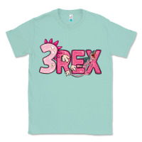 Seafoam pink three rex Classic Tee - MaliasSmallBusiness