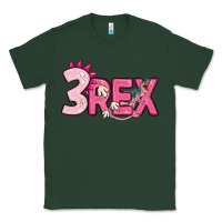 Sports Green pink three rex Classic Tee - MaliasSmallBusiness