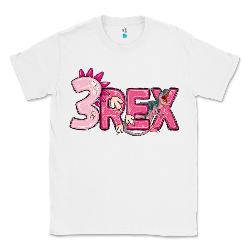 Pink Three Rex Classic Tee by MaliasSmallBusiness | Teevron