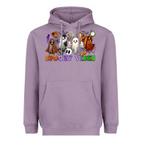 Lavender spooky vibes sports ghosts Heavyweight Hoodie - CowGirlArtShop