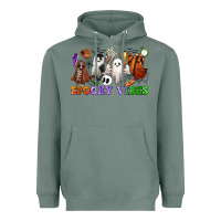 Sage spooky vibes sports ghosts Heavyweight Hoodie - CowGirlArtShop