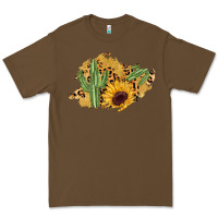 Cacao cactus leopard sunflower glitter  patch Premium Tee - AdoDesignShop