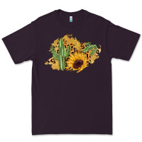 Plum cactus leopard sunflower glitter  patch Premium Tee - AdoDesignShop