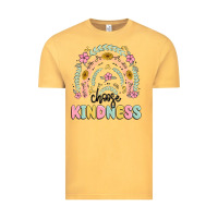 Vintage Mustard choose kindness Vintage Tee - MaliasSmallBusiness
