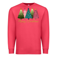 Cardinal merry christmas trees Premium Sweatshirt - CowGirlArtShop