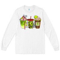 White tennis coffee cups bbs Long Sleeve Tee - BundleAndBundleShop