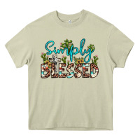 Mossy simply blessed Heavy Core Tee - JahusDesignShop