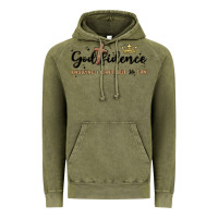 Vintage Olive godfidence Vintage Hoodie - MaliasSmallBusiness