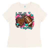 Bone football mom Ladies Tee - AdoDesignShop