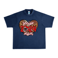 Navy senior 2024 mom football Urban Heavy Tee - MaliasSmallBusiness