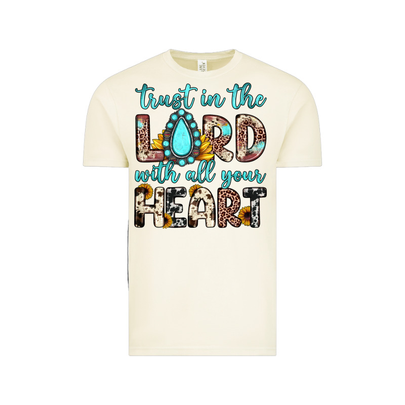 Trust In The Lord With All Your Heart Vintage Tee by JahusDesignShop | Teevron