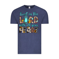 Vintage Denim trust in the lord with all your heart Vintage Tee - JahusDesignShop