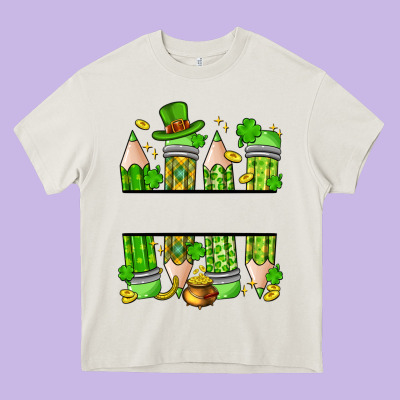 Personalized St. Patrick's Day Pencils Heavy Core Tee Designed By Artiststas