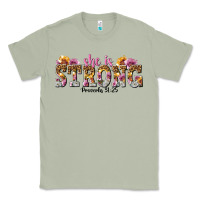 Matcha she is strong proverbs 31 25 Classic Tee - NancyCooperArtShop