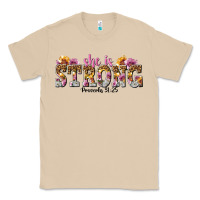 Mushroom she is strong proverbs 31 25 Classic Tee - NancyCooperArtShop