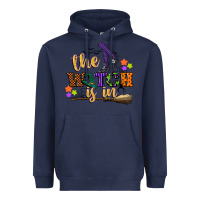 Navy the witch is in Heavyweight Hoodie - CowGirlArtShop