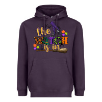 Plum the witch is in Heavyweight Hoodie - CowGirlArtShop