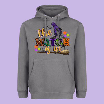 The Witch Is In Heavyweight Hoodie Designed By Cowgirlartshop