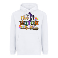 White the witch is in Heavyweight Hoodie - CowGirlArtShop