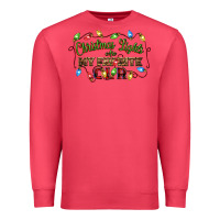 Cardinal christmas lights are my favorite color Premium Sweatshirt - CowGirlArtShop