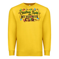 Lemon christmas lights are my favorite color Premium Sweatshirt - CowGirlArtShop